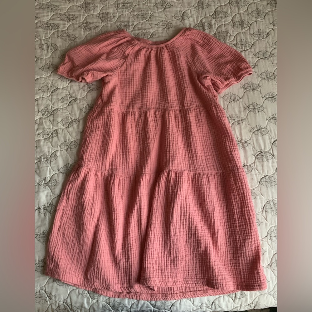 Bought it and it turned out to be too small:( 
No Tags. Machine Washed